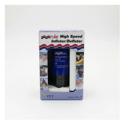 Jabsco Rule iD20 Hi-Speed Inflator & Deflator 12V Air Pump