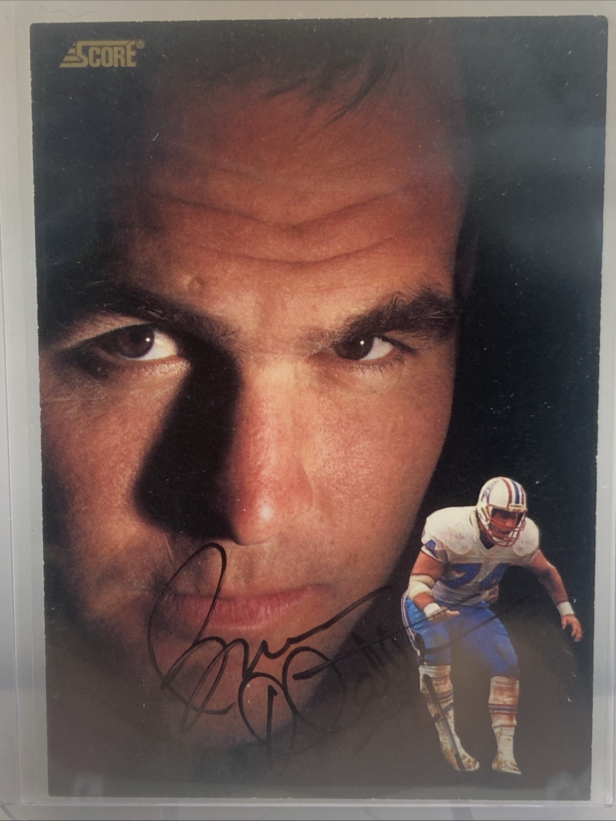 1991 Score - Dream Team Autographs #684 Bruce Matthews *AUTHENTIC AUTO* SEE DESC