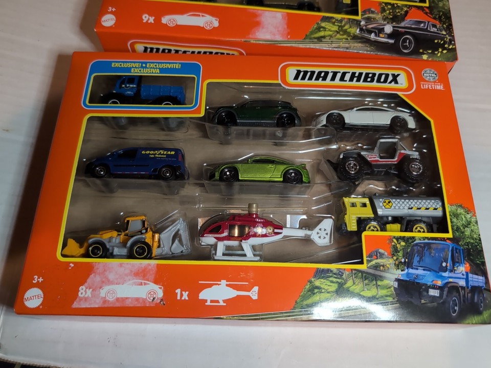 Matchbox 9 Matchbox 9-Pack Metal Parts Exclusive Vehicle Lot Of 2 | eBay