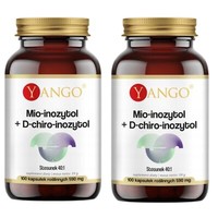 (Einheit/0,14€) 2 X Yango Myo-Inositol + D-Chiro-Inositol 2 X 100 Kapseln D/S