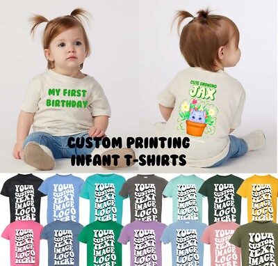 Ink Stitch 3322 Design Your Own Custom Printed Baby Infant T-Shirts