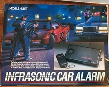 Mobile Alert Infrasonic Car Alarm VTG 1989 Vehicle Security System Radio Shack