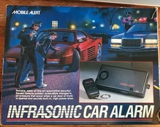 Mobile Alert Infrasonic Car Alarm VTG 1989 Vehicle Security System Radio Shack