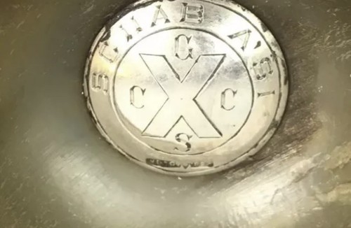 Antique Sterling Silver And Horn Scottish Masonic Whisky Quaich C1910 - Picture 3 of 5