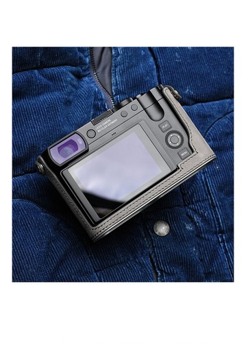 Genuine Real Leather Camera Bag Protective Case Cover Base Grip For Leica Q3 - Picture 19 of 39