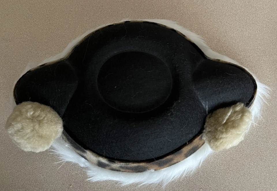 Matador Animal Print Trim- 2 Poms-Bull Fighter Costume hat-Unisex - New - OSFA - Image 2 of 4