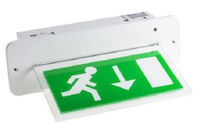 Rs Pro Emrled R D W Led Emergency Exit Sign 3h Maintained