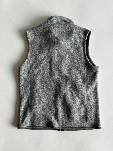 Patagonia Jackson Hole Vest Mens Medium Gray Fleece Lined Sleeveless Full Zip - Picture 2 of 9