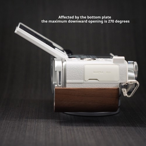 Handmade Wooden handle Grip L Plate Alloy Base for Olympus E-P7 Camera Holder - Picture 6 of 62