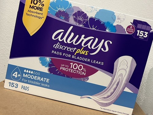 Always Discreet Plus Inkontinenzeinlagen für Frauen, moderat, 153 ct. - Bild 3 von 17