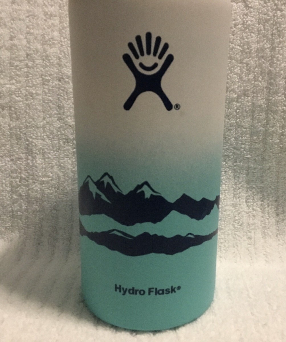 Hydro Flask 32 Oz Water Bottle With Straw Mountain Design | eBay