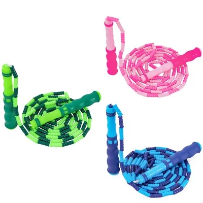 Springseil mit TPU Perlen Kinder Erwachsene verstellbares Seil Jump Rope beaded