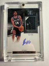 K153,600 - 2022-23 Panini Impeccable #125 Blake Wesley Jersey Auto #/99 RC