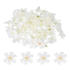 100 Pcs Fake Silk Flower Heads 1.6 Inch Artificial Cherry Blossom Faux Flower...