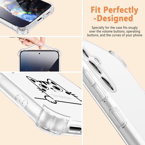 Funda personalizada a prueba de golpes con estampado de gato para Samsung Galaxy A16 A35 A55 S24 - Imagen 79 de 81