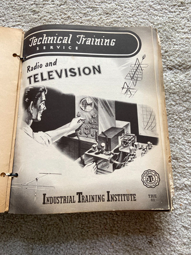 1950'S RADIO TELEVISION TRAINING MANUAL TECHNICAL STUDENT WORK BOOK EDUCATION - 第 6/15 張圖片