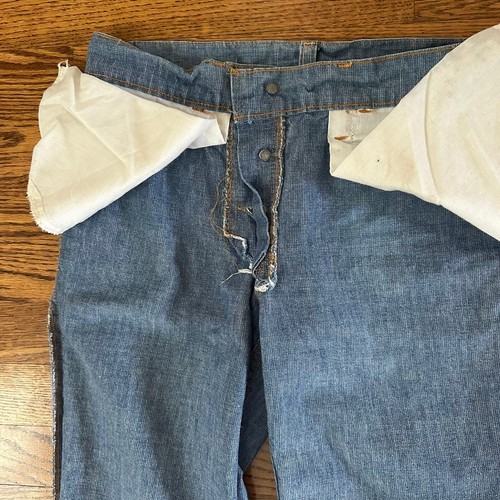 Vintage 1971 Levi’s flare Button Fly Bell Bottom Jeans - Picture 13 of 14