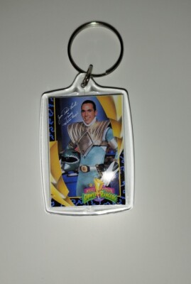 Mighty Morphin Power Rangers green Tommy Oliver, Jason David frank keychain.