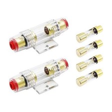 2 Patron Audio PAFU80 80 Amp Inline AGU Fuse Holder Fits 4, 8 10 Gauge Wire