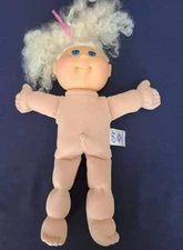 2011 Jakks OAA Cabbage Patch Kids CPK 15" BLONDE CURLY Plush Stuffed Body Doll