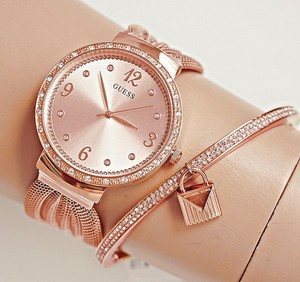 guess chiffon watch