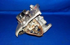Early 1950's Evinrude 14 HP Outboard Motor Carburetor & Faceplate Assembly