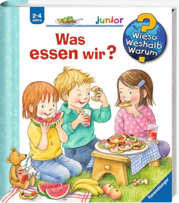 Ravensburger 32899 Wieso? Weshalb? Warum? Junior 53: Was Essen Wir?