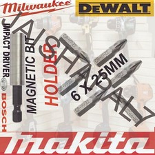 Hex Shockwave Magnetic Impact Screwdriver Bit Holder for DeWalt Makita Bosch