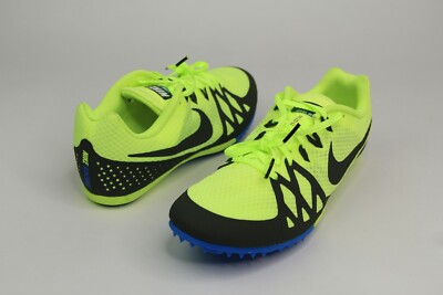 Nike Zoom Rival M Multi-Use Track Spikes Running Shoes Volt Black Men's SZ 10