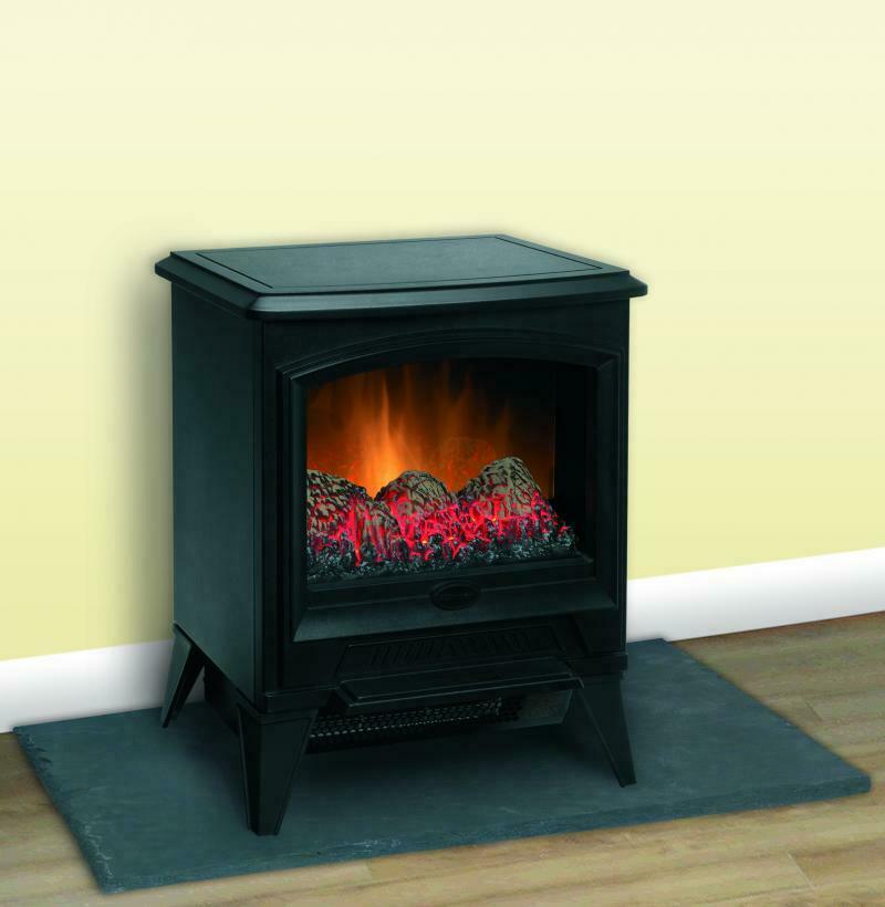 Dimplex CAS20E Casper Black 2000W Optiflame Freestanding Electric