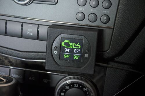 Digital Engine & Gearbox temp dash gauge - visual/audible overheating alarm - Picture 3 of 11