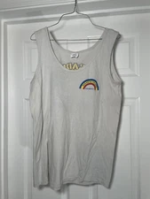 Paradise Found Hawaii Tank Top Large Vintage Gray