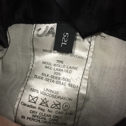 Vintage Jaeger Silk Mix Blazer Jacket Mens 42In Suit Jacket 2 Button Grey - Picture 7 of 10