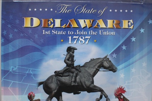 DELAWARE STATE - U.S COLORIZED $2 BANK NOTE UNCIRCULATED BILL - Picture 5 of 9