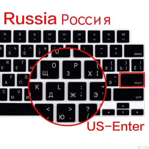 Keyboard Cover For 2005 - 2022 New M2/M3 Macbook Pro /Air 13/15/13.6/16/12 inch - Photo 166/186