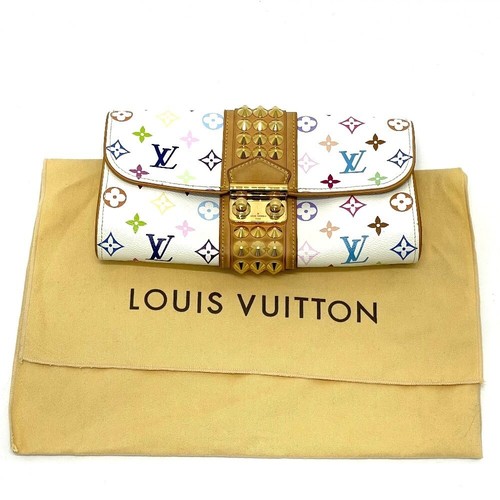 LOUIS VUITTON M45639 Monogram Multicolore Pochette Courtney Clutch Purse - Picture 11 of 11