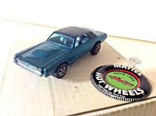 Hot Wheels Redliner by Mattel org.1968 "CUSTOM T-BIRD" with org. Button no Box