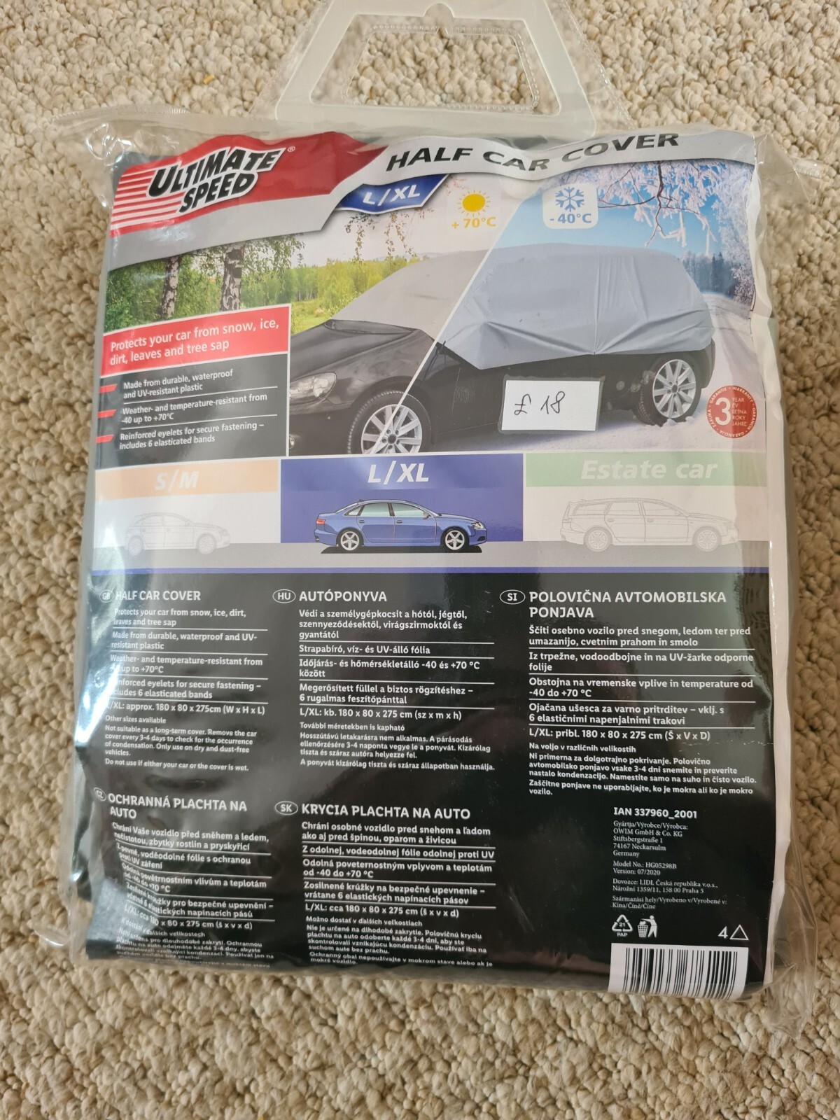 Car Half Top Cover L/XL eBay