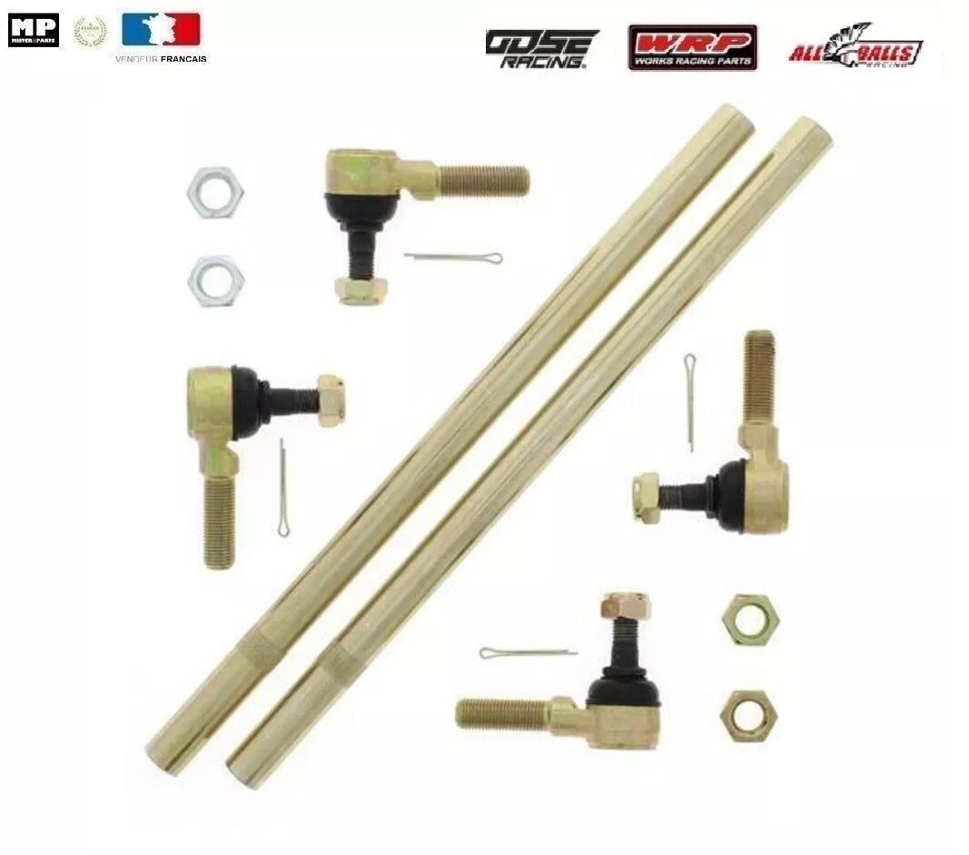 Kit biellette direction axe 12mm 52-1013 anti-jeu pour Kawasaki KVF650 Brute Force