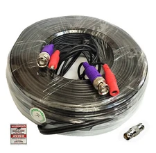 4K 8MP Extension 165ft Power/Video Cable for Swann Security CCTV Camera