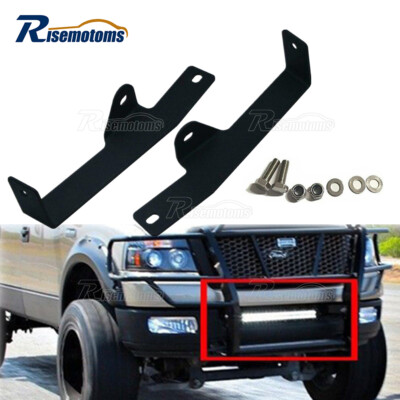 DaSen Lower Hidden Bumper Grille Mounting Brackets Compatible with 20-22 Inch Single or Dual Row LED Light Bar Compatible with 2006-2008 Ford F150 4WD/2WD DaSen Lower Hidden Bumper Grille Mounting Brackets Compatible with 20-22 Inch Single or Dual Row LED Light Bar Compatible with 2006-2008 Ford F150 4WD/2WD