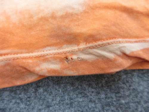 Affliction Shirt Mens Large Orange Grunge Lightweight Casual Live Fast Logo - Picture 8 of 13