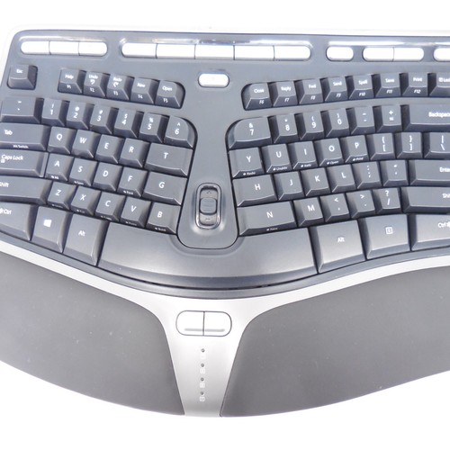 Microsoft Natural Ergonomic Keyboard 4000 v1.0 KU-0462 USB Tested & WORKS! 2 - Picture 3 of 6