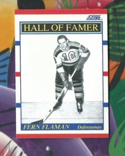 Fern Flaman Bruins / Leafs 1990 Score Hall Of Famer # 357     *265EEE