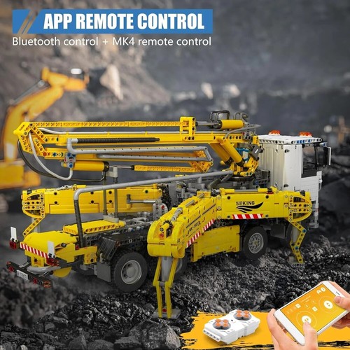 Mould King 19003 Truck with Concrete Pump 4368 Pcs with Motor/APP Remote Control - Picture 2 of 7