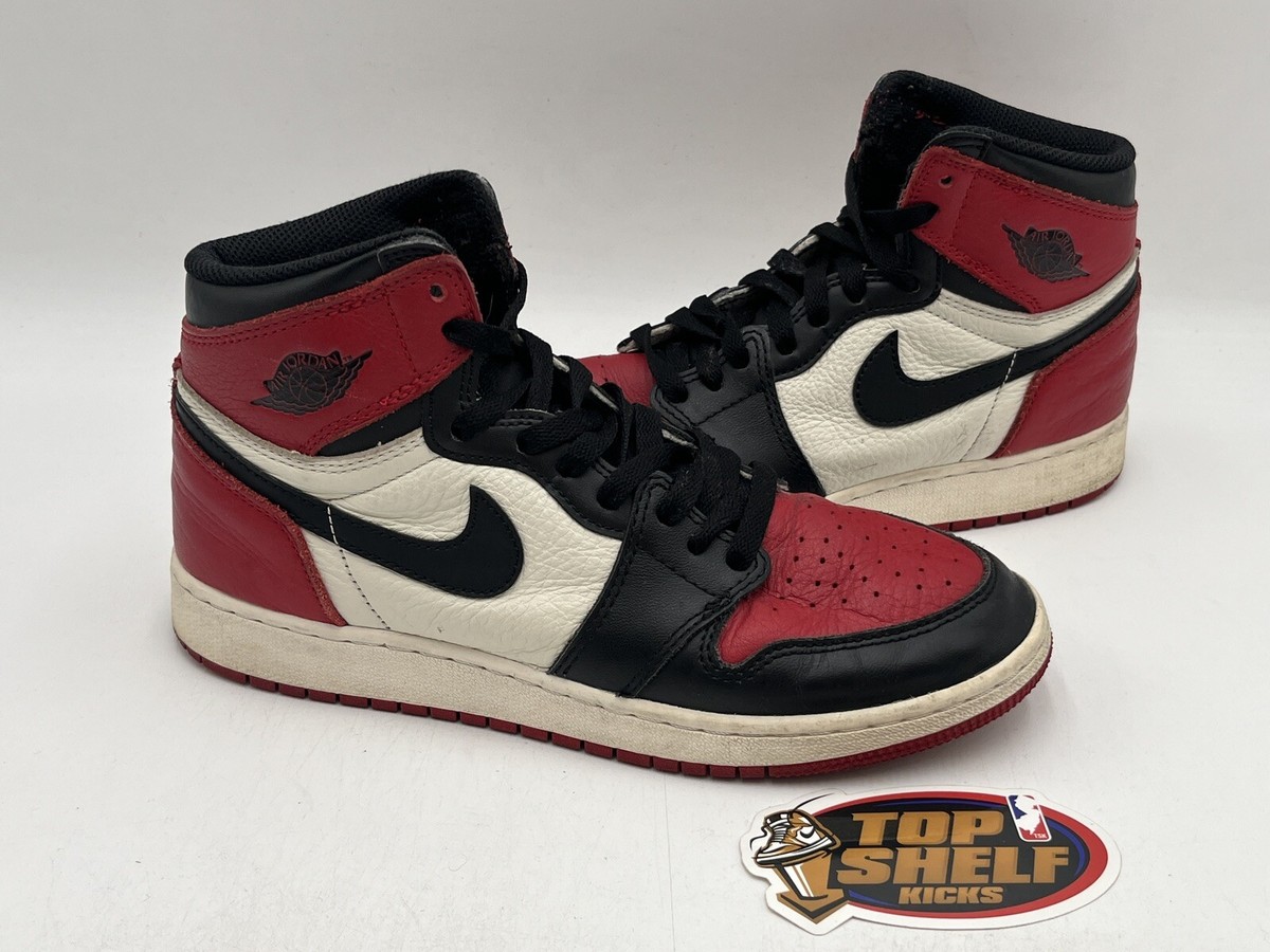 Air Jordan High Bred Toe 2018 Size Used Rare Retro Authentic Red Black  MJ OG