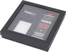 Gift Set For Zippo Lighters With Clear Lid Contents 1x Gas 6x Flint
