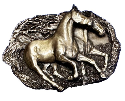 Vintage Western Style Horse Head Rectangle Metal Belt Buckle  display picture 1