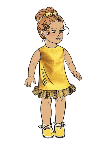 Butterick SEWING PATTERN B6645 Retro 1960s Dolls Clothes For 18" Dolls - Picture 7 of 11