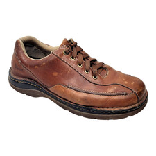 Dr. Martens UK 9 Mens 10 Brown Leather Lace-Up Ankle Oxford Boots 8B81